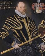 Hieronimo Custodis Field Marshal Sir William Pelham, Lord Justice of Ireland Spain oil painting artist